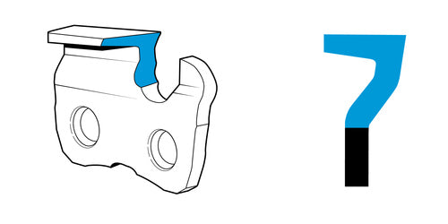 OREGON 72CJ (3/8" X .050) SQUARE CHISEL FULL SKIP CHAIN