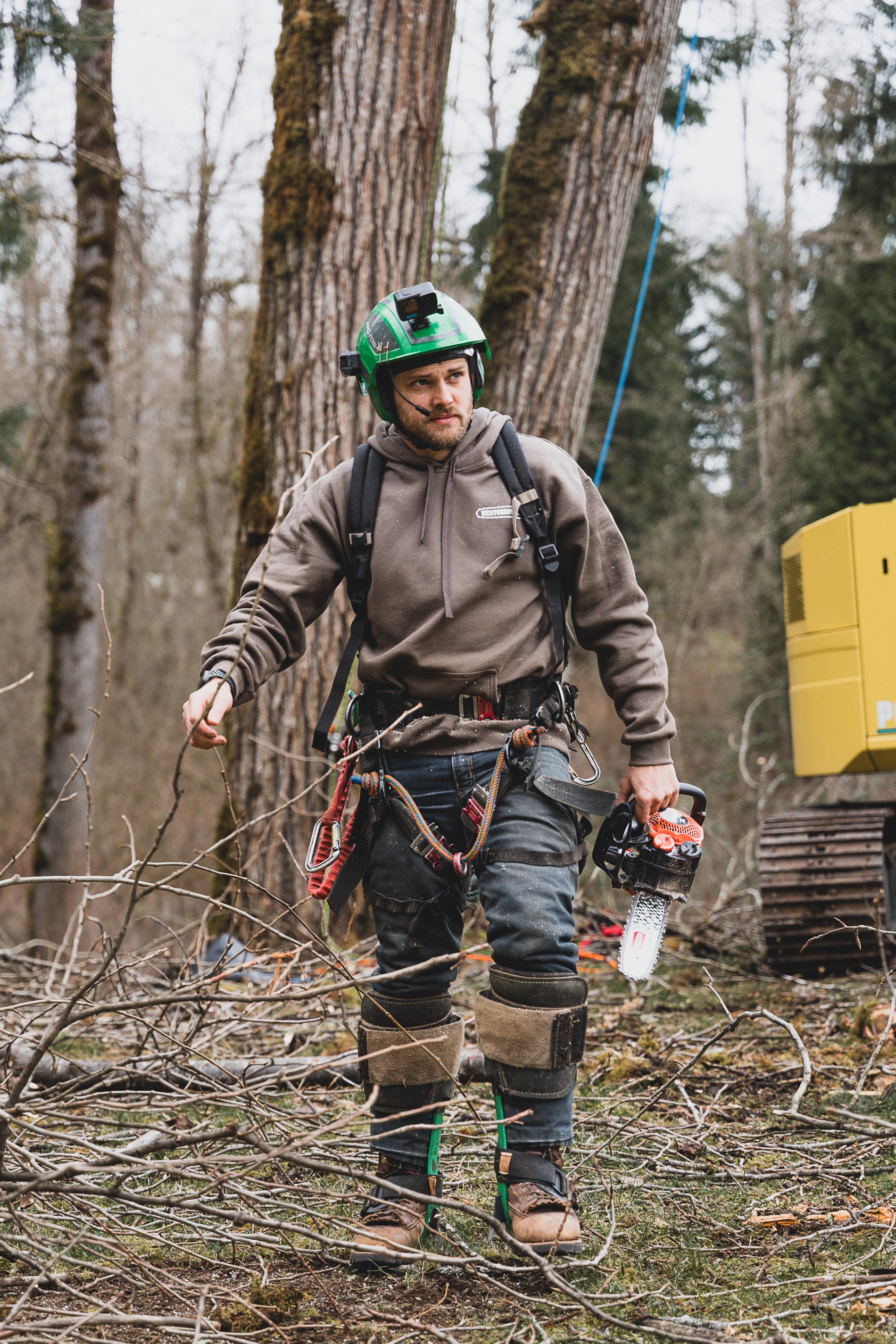 Westcoast Saw Logo Hooded Sweatshirt