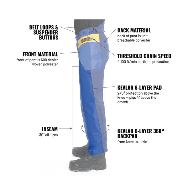 Seismic ProMax 4100 Chainsaw Safety Pants